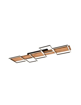 TRIO HARPER LED Ceiling 1x42W 3000K 5700lm Dimmable Black 622910532