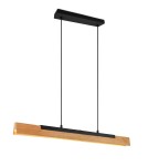 Pendant lamps - TRIO KERALA LED Pendant 1x25W 3000K 3000lm Dimmable Black 341610132 - product 1