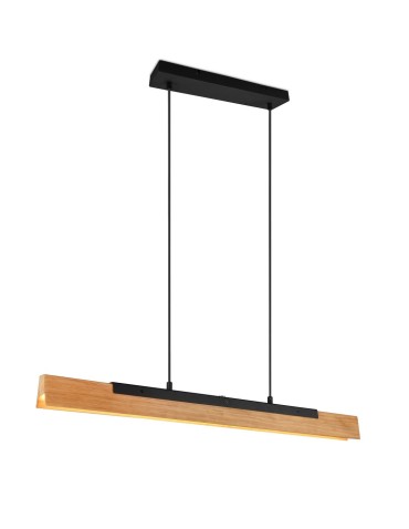 TRIO KERALA LED Pendant 1x25W 3000K 3000lm Dimmable Black 341610132