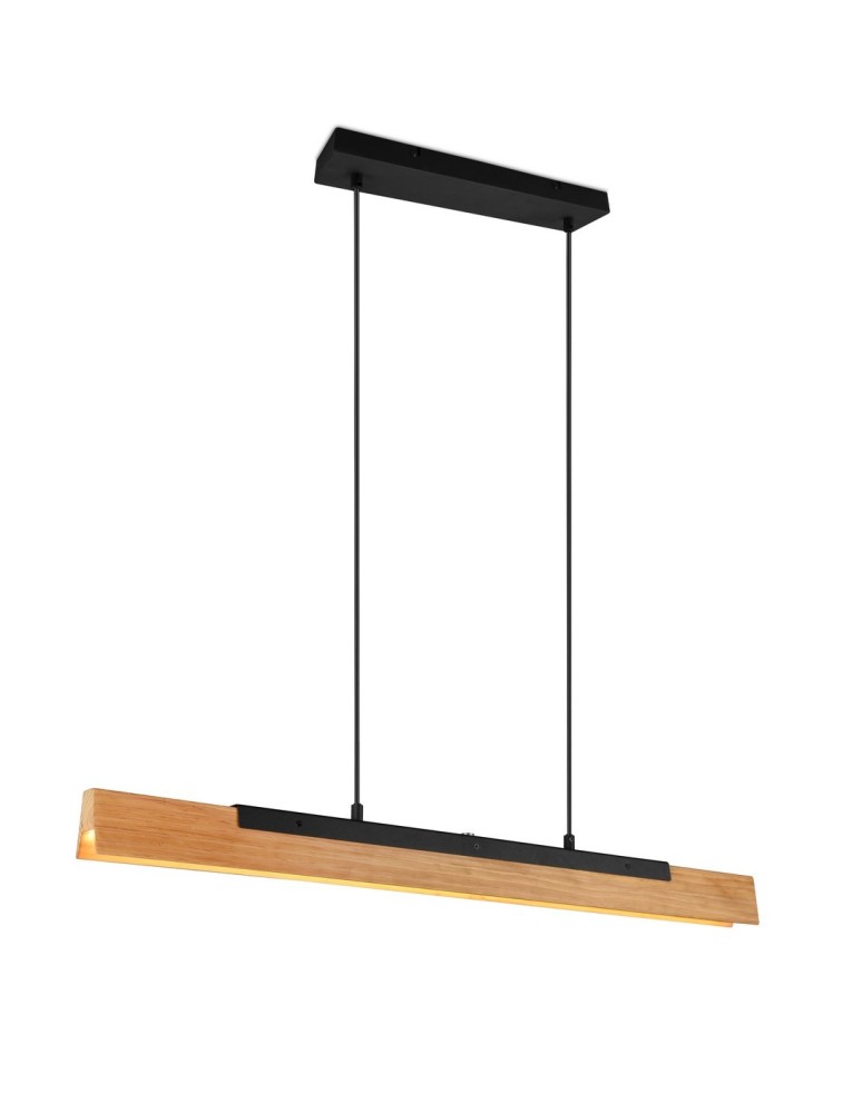 Lampy wiszące - TRIO KERALA Wisząca LED 1x25W 3000K 3000lm Ściemnialna czarny 341610132 - produkt kolory-swiatla.pl 1