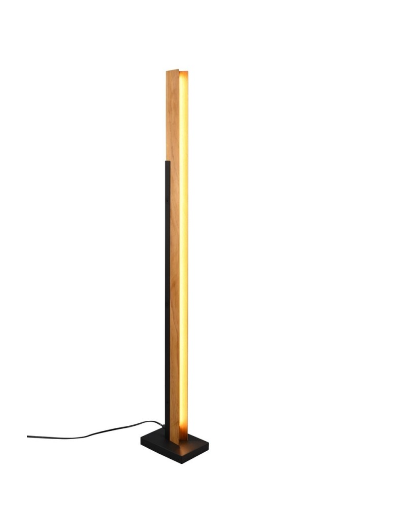 LED floor lamps - TRIO KERALA Floor LED 1x16W 3000K 1950lm Dimmable Black 441610132 - product kolory-swiatla.pl 1