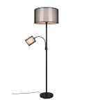 Floor lamps - TRIO BURTON Floor E27 1x60W black 411400232 - product 1