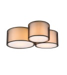 Ceiling lamps - TRIO BURTON Ceiling E27 3x40W Dimmable Black 611490332 - product 1