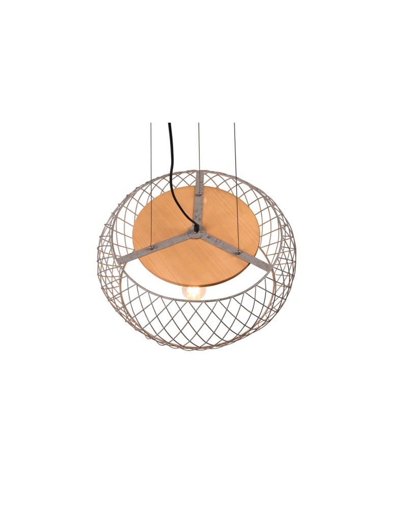 Pendant lamps - TRIO TAMIL Pendant E27 3x40W Dimmable Silver 311100367 - product kolory-swiatla.pl 2