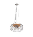 Pendant lamps - TRIO TAMIL Pendant E27 3x40W Dimmable Silver 311100367 - product 4