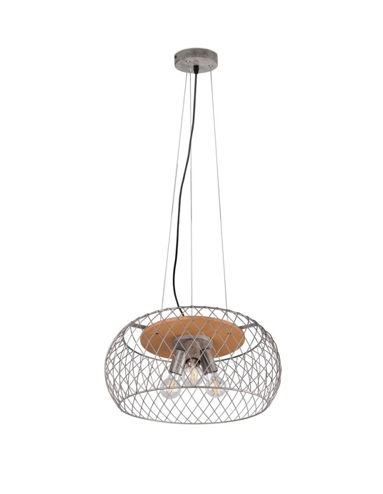 Pendant lamps - TRIO TAMIL Pendant E27 3x40W Dimmable Silver 311100367 - product kolory-swiatla.pl 4