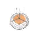 Pendant lamps - TRIO TAMIL Pendant E27 3x40W Dimmable Silver 311100367 - product 5