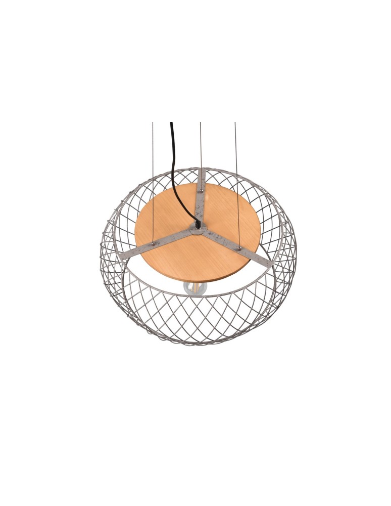 Pendant lamps - TRIO TAMIL Pendant E27 3x40W Dimmable Silver 311100367 - product kolory-swiatla.pl 5