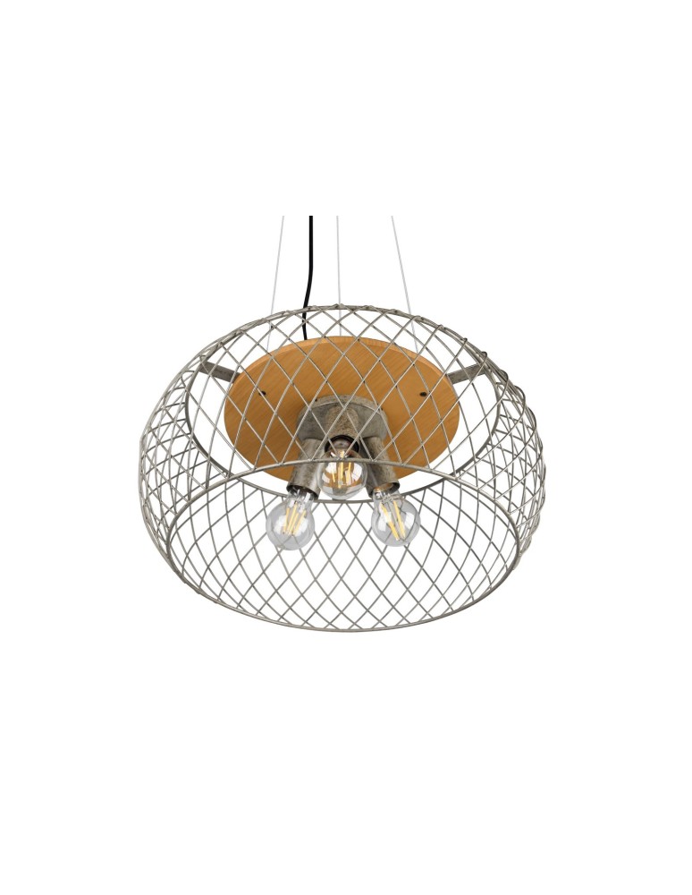Pendant lamps - TRIO TAMIL Pendant E27 3x40W Dimmable Silver 311100367 - product kolory-swiatla.pl 6