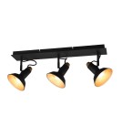 Ceiling spotlights - TRIO ROXIE Spotlight E14 3x10W Dimmable Black 811900332 - product 1