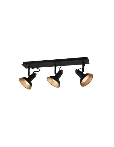 TRIO ROXIE Spotlight E14 3x10W Dimmable Black 811900332 - product 2