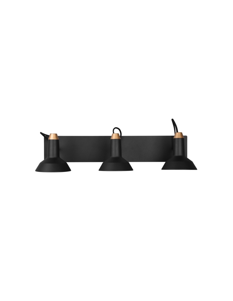 Ceiling spotlights - TRIO ROXIE Spotlight E14 3x10W Dimmable Black 811900332 - product kolory-swiatla.pl 3