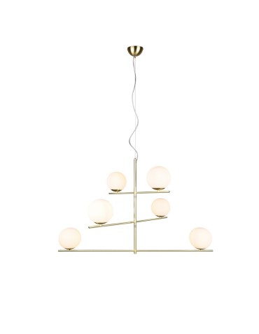 TRIO PURE Wisząca E14 6x28W Ściemnialna złoty 302000608 - produkt 2