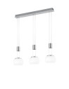 TRIO MADISON Wisząca LED 3x8W 3000K 900lm Ściemnialna srebrny 342010307