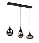 Triple pendant lamps - TRIO LUMINA Pendant E14 3x40W Dimmable Black 317000332 - product 1