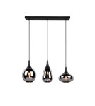 Triple pendant lamps - TRIO LUMINA Pendant E14 3x40W Dimmable Black 317000332 - product 2