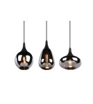 Triple pendant lamps - TRIO LUMINA Pendant E14 3x40W Dimmable Black 317000332 - product 4
