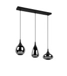 Triple pendant lamps - TRIO LUMINA Pendant E14 3x40W Dimmable Black 317000332 - product 5