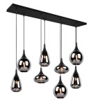 Pendant lamps - TRIO LUMINA Pendant E14 8x40W Dimmable Black 317000832 - product 1