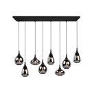 Pendant lamps - TRIO LUMINA Pendant E14 8x40W Dimmable Black 317000832 - product 2