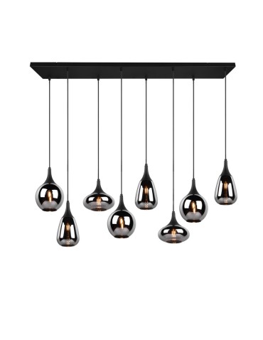 TRIO LUMINA Pendant E14 8x40W Dimmable Black 317000832 - product 2