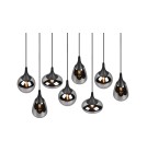 Pendant lamps - TRIO LUMINA Pendant E14 8x40W Dimmable Black 317000832 - product 3
