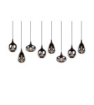 Pendant lamps - TRIO LUMINA Pendant E14 8x40W Dimmable Black 317000832 - product 4