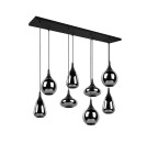 Pendant lamps - TRIO LUMINA Pendant E14 8x40W Dimmable Black 317000832 - product 5