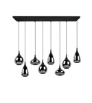 Pendant lamps - TRIO LUMINA Pendant E14 8x40W Dimmable Black 317000832 - product 6