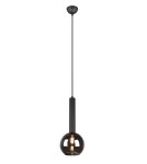 Pendant lamps - TRIO CLAYTON Pendant E27 1x28W Dimmable Black 310300132 - product 1