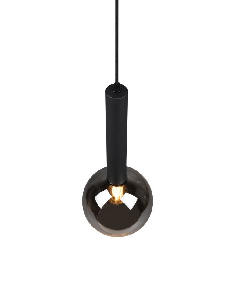 Pendant lamps - TRIO CLAYTON Pendant E27 1x28W Dimmable Black 310300132 - product kolory-swiatla.pl 3