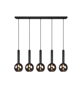 TRIO CLAYTON Pendant E27 5x28W Dimmable Black 310300532 - product 2