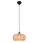 Boho pendant lamps - TRIO INGA Pendant E27 1x40W Dimmable Wood 312200136 - product 1