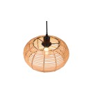 Boho pendant lamps - TRIO INGA Pendant E27 1x40W Dimmable Wood 312200136 - product 2