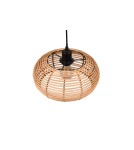 Boho pendant lamps - TRIO INGA Pendant E27 1x40W Dimmable Wood 312200136 - product 5