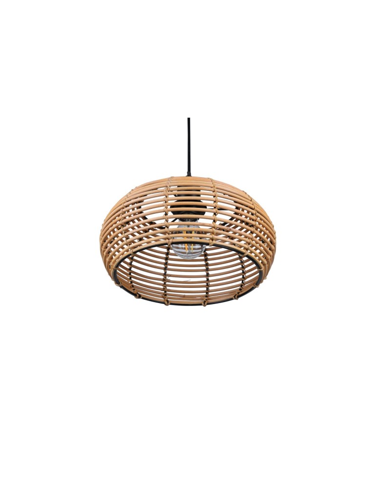 Boho pendant lamps - TRIO INGA Pendant E27 1x40W Dimmable Wood 312200136 - product kolory-swiatla.pl 6