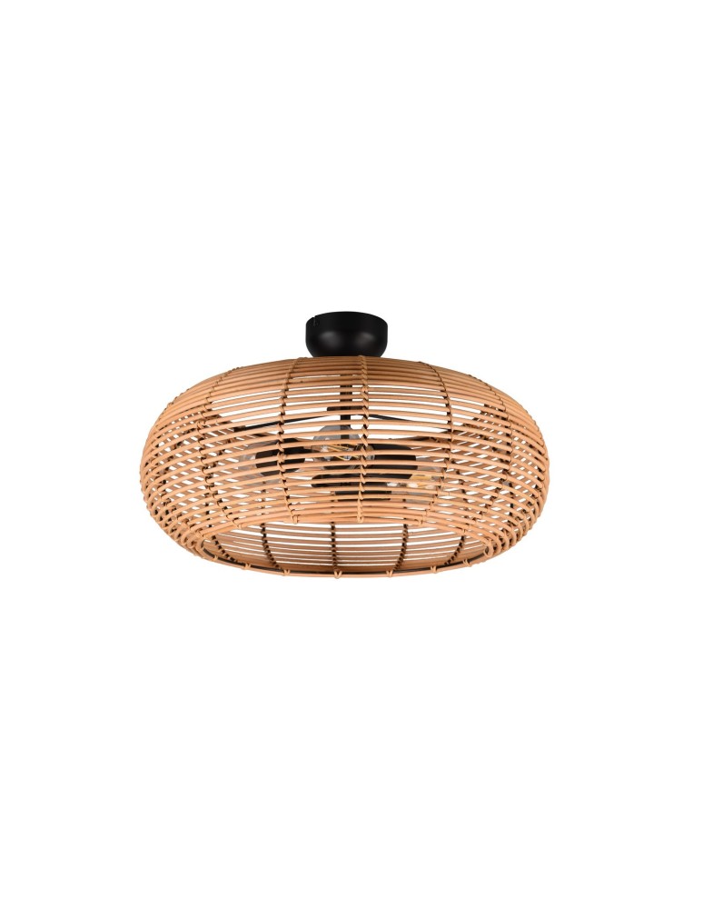 Boho ceiling lamps - TRIO INGA Ceiling E27 3x40W Dimmable Wood 612200336 - product kolory-swiatla.pl 3