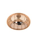 Boho ceiling lamps - TRIO INGA Ceiling E27 3x40W Dimmable Wood 612200336 - product 4