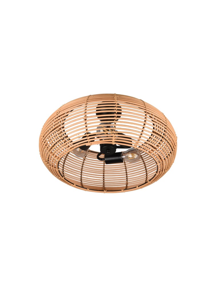 Boho ceiling lamps - TRIO INGA Ceiling E27 3x40W Dimmable Wood 612200336 - product kolory-swiatla.pl 4