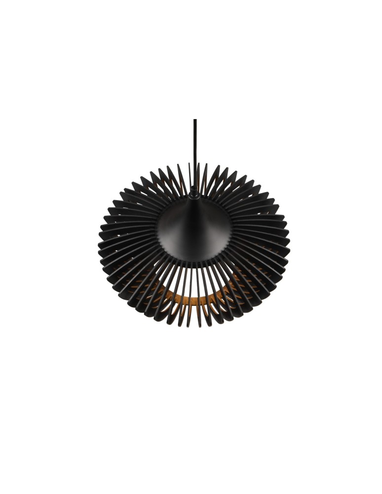 Pendant lamps - TRIO COLINO Pendant E27 1x40W Dimmable Black 315900132 - product kolory-swiatla.pl 2
