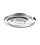 Modern ceiling lamps - TRIO CAYA LED Ceiling 1x58W 2300-4000K 6800lm Dimmable silver/black 641910205 - product 1