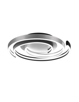 TRIO CAYA LED Ceiling 1x58W 2300-4000K 6800lm Dimmable silver/black 641910205