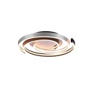 Modern ceiling lamps - TRIO CAYA LED Ceiling 1x58W 2300-4000K 6800lm Dimmable silver/black 641910205 - product 2