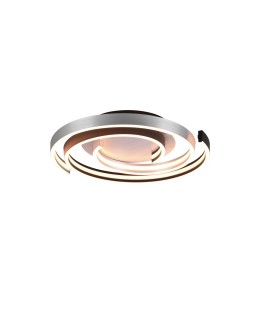 TRIO CAYA LED Ceiling 1x58W 2300-4000K 6800lm Dimmable silver/black 641910205 - product 2