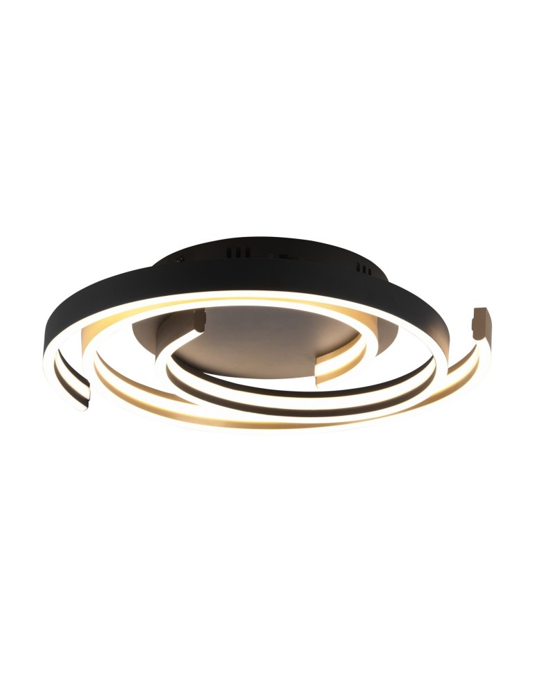 Modern ceiling lamps - TRIO CAYA LED Ceiling 1x58W 2300-4000K 6800lm Dimmable Gold 641910208 - product kolory-swiatla.pl 1