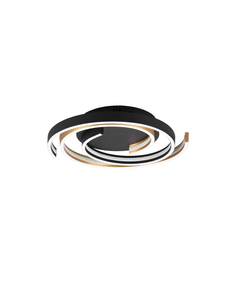 Modern ceiling lamps - TRIO CAYA LED Ceiling 1x58W 2300-4000K 6800lm Dimmable Gold 641910208 - product kolory-swiatla.pl 6