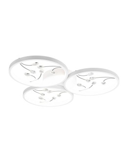 TRIO GROOVY Sufitowa LED 1x30W 4000K 3800lm Ściemnialna biały 642110331