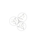 Modern ceiling lamps - TRIO GROOVY LED Ceiling 1x30W 4000K 3800lm Dimmable white 642110331 - product 2