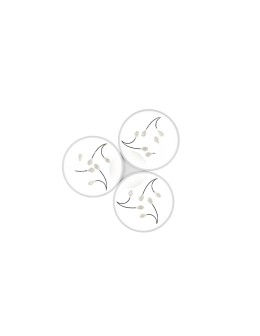 TRIO GROOVY LED Ceiling 1x30W 4000K 3800lm Dimmable white 642110331 - product 2