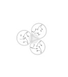 Modern ceiling lamps - TRIO GROOVY LED Ceiling 1x30W 4000K 3800lm Dimmable white 642110331 - product 4